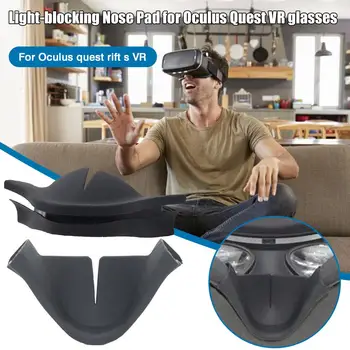 Light-blocking Nose Pad Silicone Eco-friendly Pad For Oculus Quest VR Glasses Prevent Light Leakage (not Include VR Glasses)
Light-blocking Nose Pad Silicone Eco-friendly Pad For Oculus Quest VR Glasses Prevent Light Leakage (not Include VR Glasses)