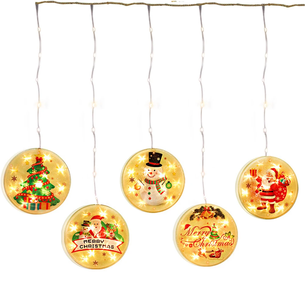 Christmas String Light Lamp Bell Elk Xmas Tree Snowflake Design Hanging Light Battery Power New Year Home Showcase Led Decor
Christmas String Light Lamp Bell Elk Xmas Tree Snowflake Design Hanging Light Battery Power New Year Home Showcase Led Decor
