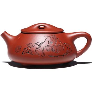 Ancient Yue Tang Yixing Famous Dark-red Enameled Pottery Teapot Pure Full Manual Teapot Tea Set Shipiao Kettle Li Lu Writing,
Ancient Yue Tang Yixing Famous Dark-red Enameled Pottery Teapot Pure Full Manual Teapot Tea Set Shipiao Kettle Li Lu Writing,