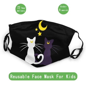 Kitties Luna Sailor Moon Kids Non-Disposable Mouth Face Mask Anti Haze Dustproof Mask Protection Cover Respirator Mouth Muffle
Kitties Luna Sailor Moon Kids Non-Disposable Mouth Face Mask Anti Haze Dustproof Mask Protection Cover Respirator Mouth Muffle