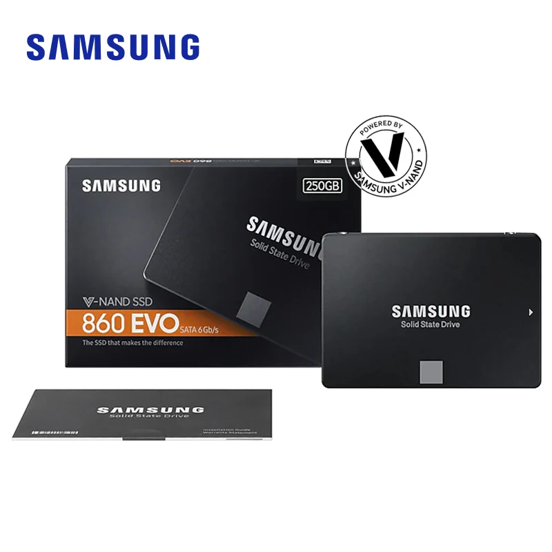 SAMSUNG SSD 860EVO 250GB 500GB 1TB Internal Solid State Disk HDD Hard Drive SATA3 2.5 inch Laptop Desktop PC TLC for laptop
SAMSUNG SSD 860EVO 250GB 500GB 1TB Internal Solid State Disk HDD Hard Drive SATA3 2.5 inch Laptop Desktop PC TLC for laptop