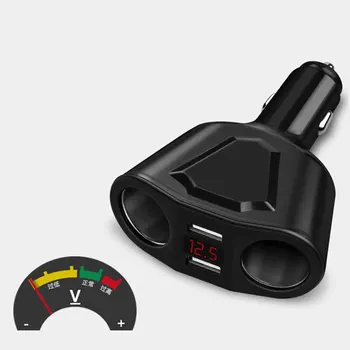 120W 3.1A Dual USB Car Charger with 2 Ignition Lighter Sockets Power Support Display Current Volmeter for iPhone iPad
120W 3.1A Dual USB Car Charger with 2 Ignition Lighter Sockets Power Support Display Current Volmeter for iPhone iPad