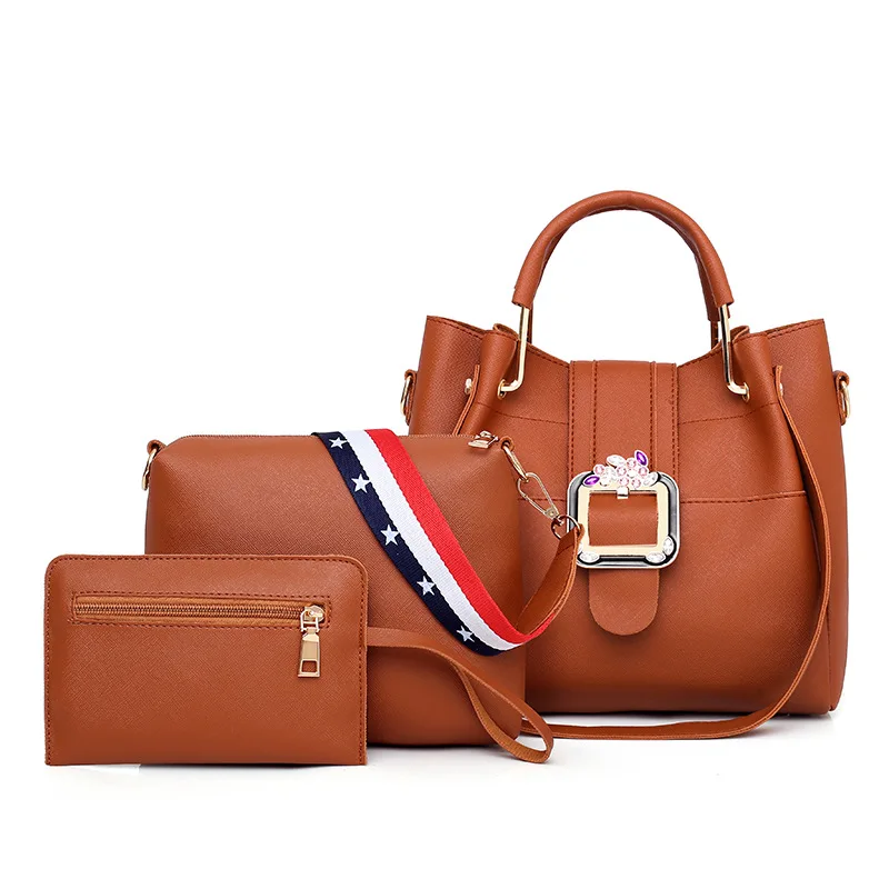 2019 Summer New Style WOMEN'S Bag Fashion Three-piece Set Different Size Bags Trend Shoulder Handbag
2019 Summer New Style WOMEN'S Bag Fashion Three-piece Set Different Size Bags Trend Shoulder Handbag