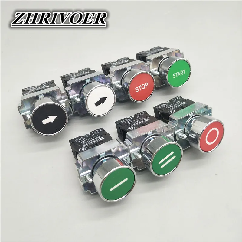 22mm XB2 Metal Push Button Switch Flat Head with Start Stop Arrow Symbol Self-reset/Momentary 10A/415V
22mm XB2 Metal Push Button Switch Flat Head with Start Stop Arrow Symbol Self-reset/Momentary 10A/415V
