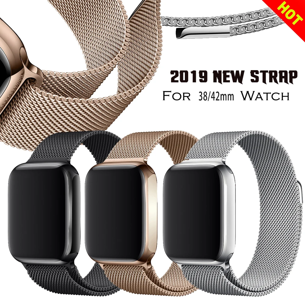 Milanese Loop Replacement Bracelet For Apple Watch band 4 44/40mm Stainless Steel strap Wristband for iwatch Series 3/2 38/42mm
Milanese Loop Replacement Bracelet For Apple Watch band 4 44/40mm Stainless Steel strap Wristband for iwatch Series 3/2 38/42mm