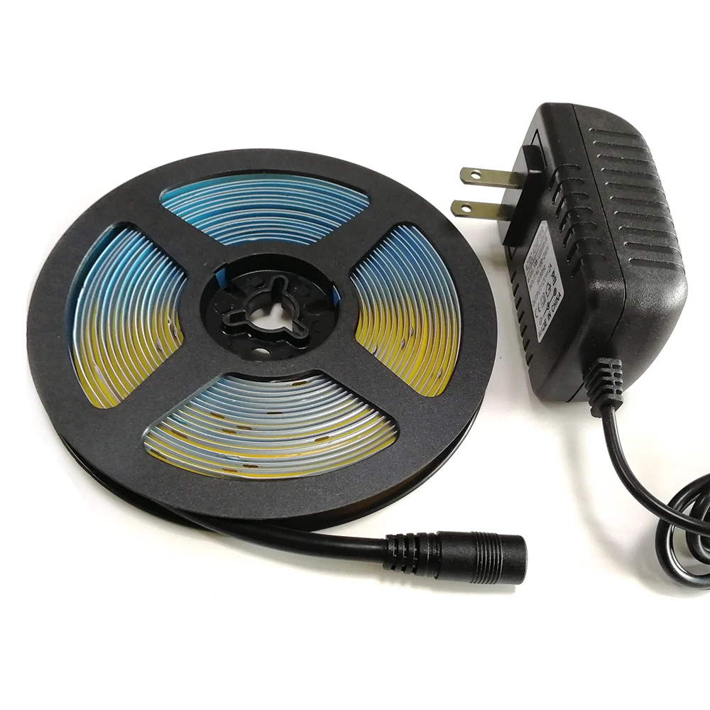 COB LED Strip Light Set 384 LEDs/m High Density Flexible FOB COB Led Lights Warm/Nature/Cool White Linear Dimmable DC12V/24V
COB LED Strip Light Set 384 LEDs/m High Density Flexible FOB COB Led Lights Warm/Nature/Cool White Linear Dimmable DC12V/24V