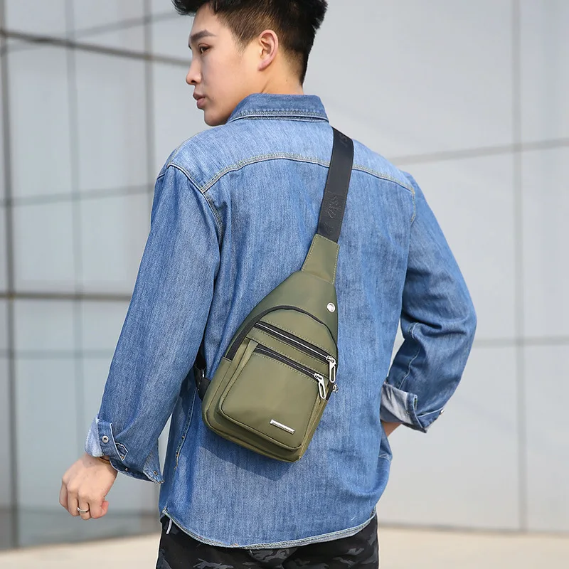 New Style Korean-style Men Chest Bag Oxford Cloth Waterproof Outdoor Travel Headphone Jack Crossbody Bag
New Style Korean-style Men Chest Bag Oxford Cloth Waterproof Outdoor Travel Headphone Jack Crossbody Bag