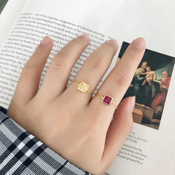 S925 Fine Silver Hand Jewelry Cross Border Style Light Luxury Chain Ring Colorful Crystals Ring Freely Adjustable
S925 Fine Silver Hand Jewelry Cross Border Style Light Luxury Chain Ring Colorful Crystals Ring Freely Adjustable