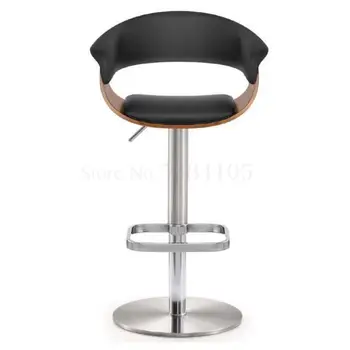 Stainless steel bar stool lift high stool modern minimalist sales front desk chair light luxury bar chair
Stainless steel bar stool lift high stool modern minimalist sales front desk chair light luxury bar chair