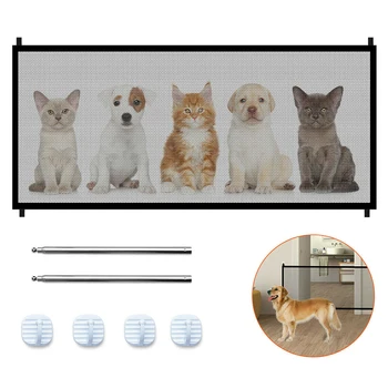 Pet Barrier Fences Net Portable Folding Breathable Mesh Dog Gate Pet Separation Guard Stair Isolated Fence Baby Safety Fence
Pet Barrier Fences Net Portable Folding Breathable Mesh Dog Gate Pet Separation Guard Stair Isolated Fence Baby Safety Fence