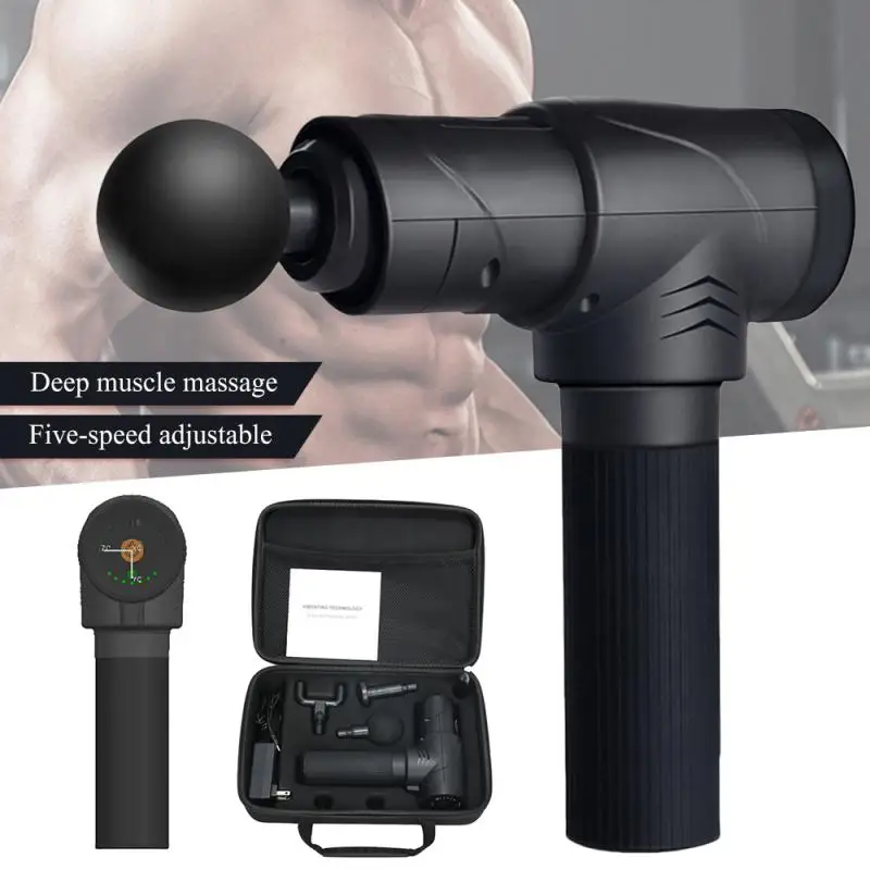 Deep Muscle Massager Gun Electric Vibration Muscle Relaxation Gun Full Body Therapy For Train Slimming Fitness Equipment TSLM1 
Deep Muscle Massager Gun Electric Vibration Muscle Relaxation Gun Full Body Therapy For Train Slimming Fitness Equipment TSLM1