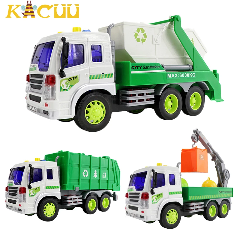 1:16 Pull Back Simulation Sanitation Garbage Trucks With Music and Light Baby Garbage Crane Story Machine Educational Toys Gifts 
1:16 Pull Back Simulation Sanitation Garbage Trucks With Music and Light Baby Garbage Crane Story Machine Educational Toys Gifts