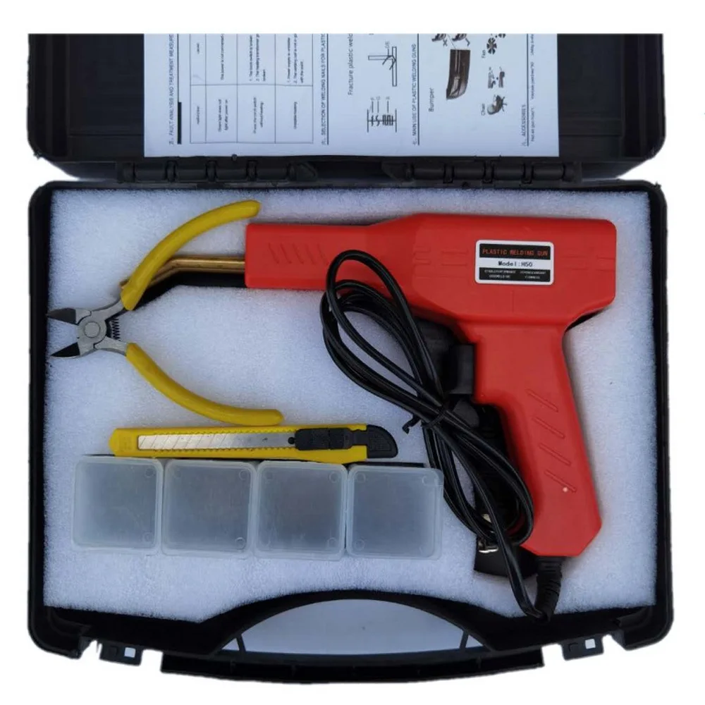 Brand New Plastic Welder Garage Tools Hot Staplers Machine Staple PVC Plastic Repairing Machine Car Bumper Repair Hot Stapler
Brand New Plastic Welder Garage Tools Hot Staplers Machine Staple PVC Plastic Repairing Machine Car Bumper Repair Hot Stapler