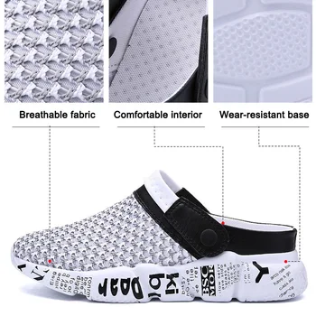 Men's Summer Breathable Hollow Mesh Shoes Sandals Dual-use for Outdoor Sports Best Sale-WT 
Men's Summer Breathable Hollow Mesh Shoes Sandals Dual-use for Outdoor Sports Best Sale-WT