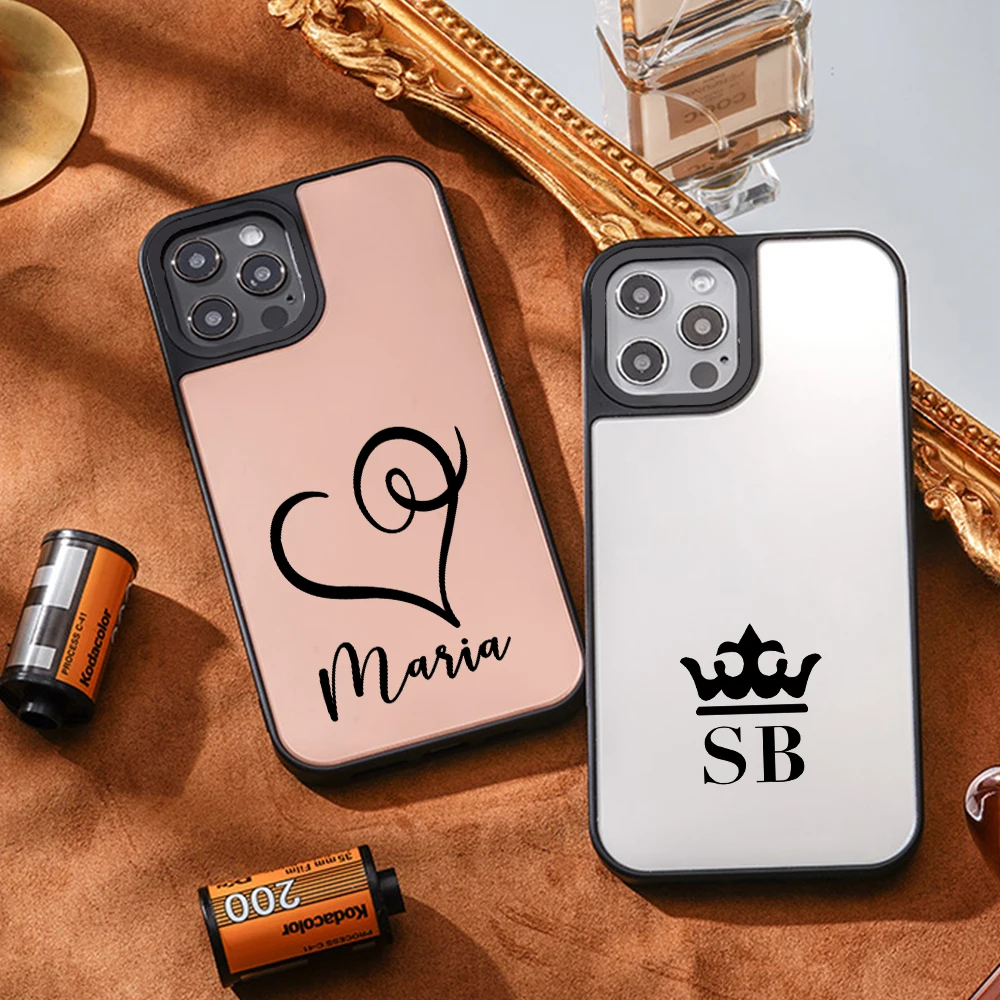 Personalized Name for iPhone 11 12 13 Pro Max Woman Cute for iPhone 7 8 Plus X XS XR Custom Name Heart Crown Mirror Phone Cover
Personalized Name for iPhone 11 12 13 Pro Max Woman Cute for iPhone 7 8 Plus X XS XR Custom Name Heart Crown Mirror Phone Cover