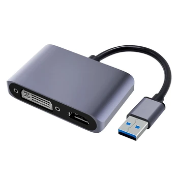 USB 3.0 to HDMI Converter External DVI Host o and Video Display USB 3.0 Cable for Notebook Computer
USB 3.0 to HDMI Converter External DVI Host o and Video Display USB 3.0 Cable for Notebook Computer