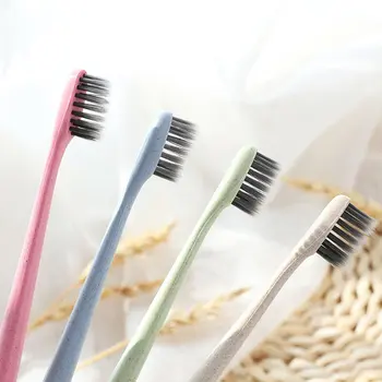 Wheat-straw Environmentally-friendly Toothbrush Portable Fine Soft Brushing Anti-bleeding Toothbrush with Box For Adults Cheap
Wheat-straw Environmentally-friendly Toothbrush Portable Fine Soft Brushing Anti-bleeding Toothbrush with Box For Adults Cheap
