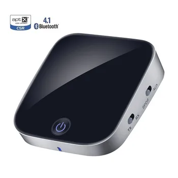Bluetooth Transmitter 2 in 1 Bluetooth 4.1 Transmitter and Receiver Aptx Digital Optical Toslink Output 3.5mm AUX Black
Bluetooth Transmitter 2 in 1 Bluetooth 4.1 Transmitter and Receiver Aptx Digital Optical Toslink Output 3.5mm AUX Black