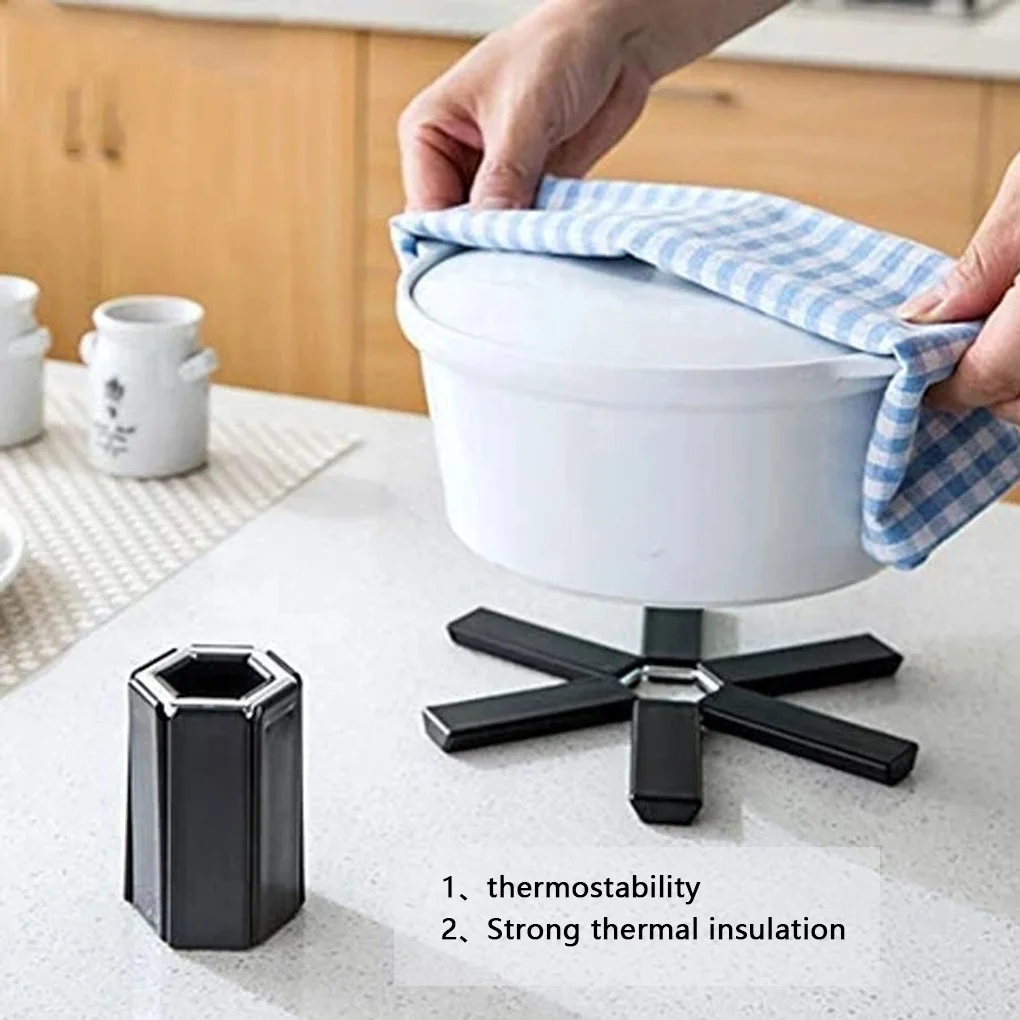 Heat Insulated Kitchen Pan Pod Holder ABS Foldable Non-slip Table Mat Folding Heat Insulated Table Pad Kitchen Gadget
Heat Insulated Kitchen Pan Pod Holder ABS Foldable Non-slip Table Mat Folding Heat Insulated Table Pad Kitchen Gadget