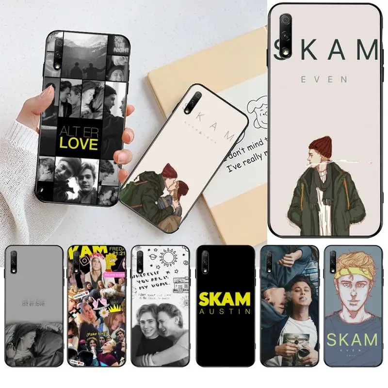 Tv Skam Isak & Even мягкий чехол для телефона Huawei Honor 30 20 10 9 8 8x 8c v30 Lite view pro | Мобильные
