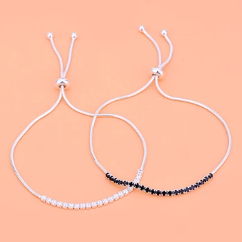 S925 Sterling Silver Korean edition Jewelry , simple fashion black zircon bracelet, new fashion jewelry for women
S925 Sterling Silver Korean edition Jewelry , simple fashion black zircon bracelet, new fashion jewelry for women
