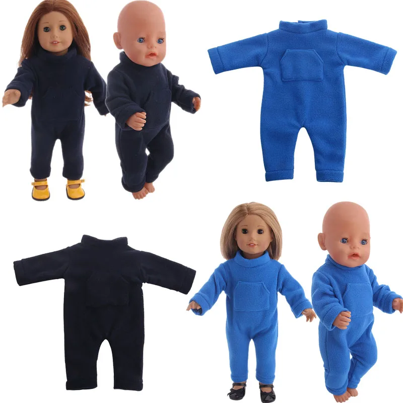 

Кукольная одежда, короткая Пижама с карманами, повседневная домашняя одежда для 18-дюймовых американских кукол и 43 см новорожденных, нашего поколения