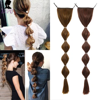 LUPU 5 Sizes Girls Cute Lantern Bubble Ponytail Heat Resistant Synthetic Clip in Drawstring Straight Pony Tail Hair Extensions
LUPU 5 Sizes Girls Cute Lantern Bubble Ponytail Heat Resistant Synthetic Clip in Drawstring Straight Pony Tail Hair Extensions