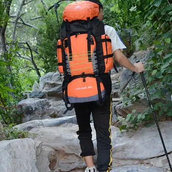 Outdoor Climbing Bag 90L Traveling Backpack Mountaineering Backpack 7.3cm Durable Nylon High Capacity Backpack Practical
Outdoor Climbing Bag 90L Traveling Backpack Mountaineering Backpack 7.3cm Durable Nylon High Capacity Backpack Practical