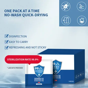 Disposable Hand Sanitizer Antibacterial Disinfection Gel Portable Hand Sanitizer 3G * 50 Pack
Disposable Hand Sanitizer Antibacterial Disinfection Gel Portable Hand Sanitizer 3G * 50 Pack