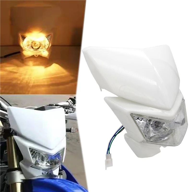 Universal Motocross Dual Sport Headlight Fairing Enduro For KTM KLX KMX RMZ DRZ KX KLX XR CRF WR YZ RMZ KXF DTR DR DRZ
Universal Motocross Dual Sport Headlight Fairing Enduro For KTM KLX KMX RMZ DRZ KX KLX XR CRF WR YZ RMZ KXF DTR DR DRZ
