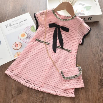 Fashion Girls Summer Designed Clothes Princess Kids Elegant Dresses 2-6 Years Girls Dresses for Party with Bag 2pcs
Fashion Girls Summer Designed Clothes Princess Kids Elegant Dresses 2-6 Years Girls Dresses for Party with Bag 2pcs