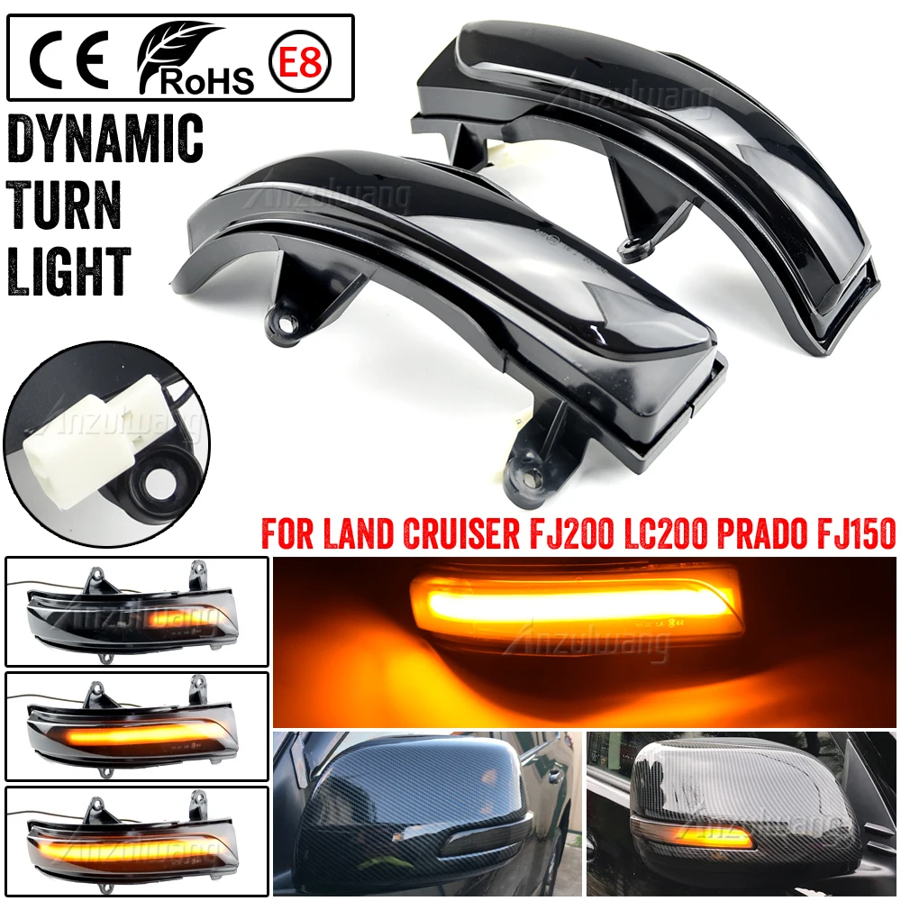 LED Dynamic Mirror Blinker Light Sequential Turn Signal Lamp For Toyota Land Cruiser FJ200 LC200 / Prado FJ150 2010- 2020 2021
LED Dynamic Mirror Blinker Light Sequential Turn Signal Lamp For Toyota Land Cruiser FJ200 LC200 / Prado FJ150 2010- 2020 2021