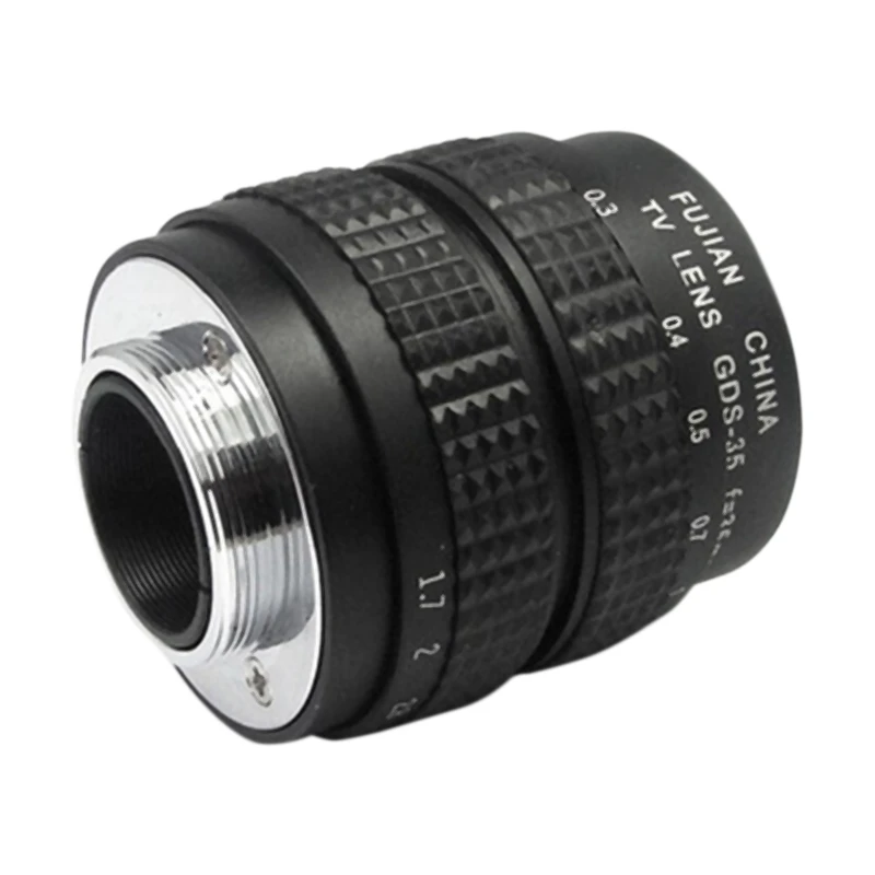 35mm F/1.7 TV Movie Lens C-Mount Lens Prime Lens with Adapter Ring for Fujifilm X-E2 X-E1 X-Pro1 X-M1 X-A2 X-A1 X-T1
35mm F/1.7 TV Movie Lens C-Mount Lens Prime Lens with Adapter Ring for Fujifilm X-E2 X-E1 X-Pro1 X-M1 X-A2 X-A1 X-T1