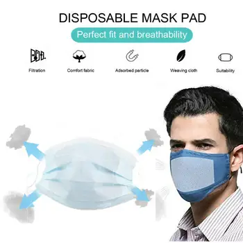 100Pcs/Pack Disposable Face Masks Replacement Filtering Pad Breathable Mask Gasket Respiring Mat For All Kinds Of Masks
100Pcs/Pack Disposable Face Masks Replacement Filtering Pad Breathable Mask Gasket Respiring Mat For All Kinds Of Masks