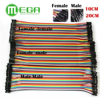 Dupont line 120pcs 20cm male to male + male to female and female to female jumper wire Dupont cable for Arduino 
Dupont line 120pcs 20cm male to male + male to female and female to female jumper wire Dupont cable for Arduino