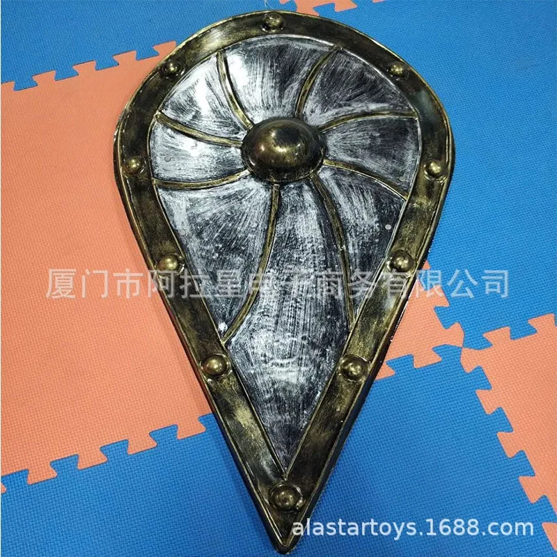 Medieval Europe Shield Ancient Greek Knight Shield Plastic Toy Shield COS Props: Raindrop Rotating
Medieval Europe Shield Ancient Greek Knight Shield Plastic Toy Shield COS Props: Raindrop Rotating
