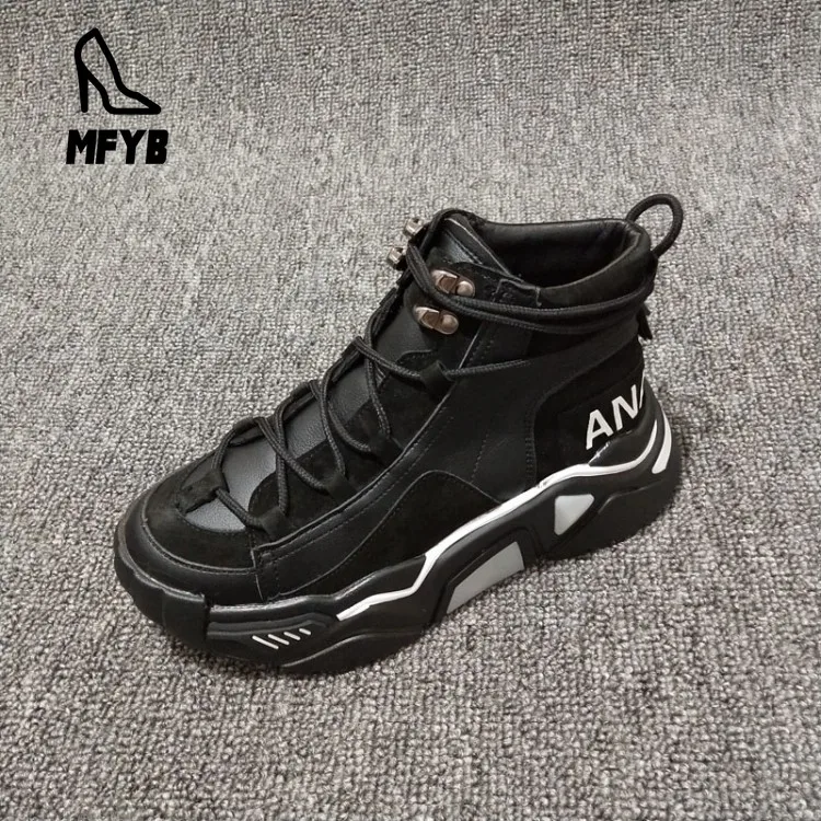 MFYB Vulcanized shoes in the autumn of 2019 new comfortable flat bottom platform women's shoes deep mouth front tie casual shoes
MFYB Vulcanized shoes in the autumn of 2019 new comfortable flat bottom platform women's shoes deep mouth front tie casual shoes