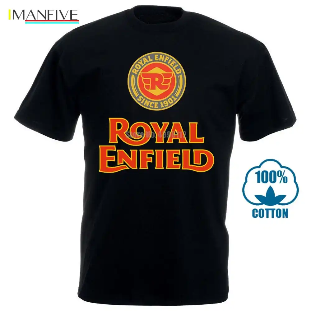 limited edition royal enfield logo men black t shirt size s 3xl
