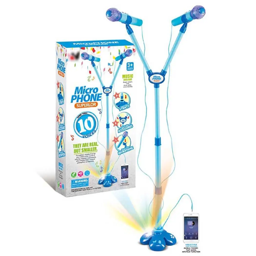 Kids Education Musical Toy Stand Type Music Microphone with Colorful Light It's great gift to your child Gift
Kids Education Musical Toy Stand Type Music Microphone with Colorful Light It's great gift to your child Gift