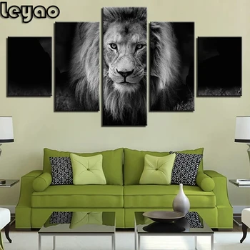Lion Black And White 5 Piece Full Square/Round Stones Animal 5d Diamond Painting Rhinestone Picture diamond embroidery crafts 
Lion Black And White 5 Piece Full Square/Round Stones Animal 5d Diamond Painting Rhinestone Picture diamond embroidery crafts