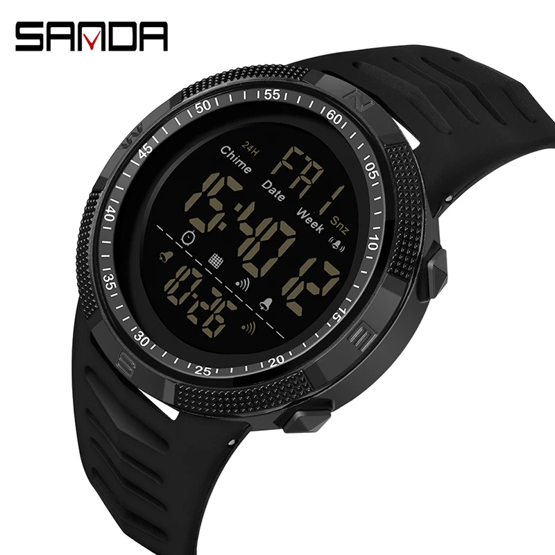 SANDA Men's Sport LED Watches Men Digital Clock Multi-Functional Rubber Man Fitness Army Military Electronic Watch Reloj Hombre
SANDA Men's Sport LED Watches Men Digital Clock Multi-Functional Rubber Man Fitness Army Military Electronic Watch Reloj Hombre