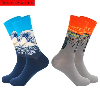 Downstairs 2Pairs Lot Socks for Men 2020 Hot Men Casual Street Style Patterns Hip Hop Designer Happy Novelty Socks
Downstairs 2Pairs Lot Socks for Men 2020 Hot Men Casual Street Style Patterns Hip Hop Designer Happy Novelty Socks