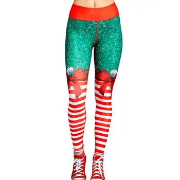Christmas Women Snowman Santa Claus Stripe Print Leggings Stretch Yoga Pants
Christmas Women Snowman Santa Claus Stripe Print Leggings Stretch Yoga Pants