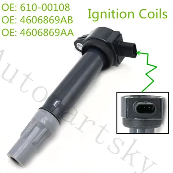 610-00108 4606869AB 4606869AA Ignition Coil for Dodge for Chrysler for Volkswagen for VW Car Repair Accessorries
610-00108 4606869AB 4606869AA Ignition Coil for Dodge for Chrysler for Volkswagen for VW Car Repair Accessorries