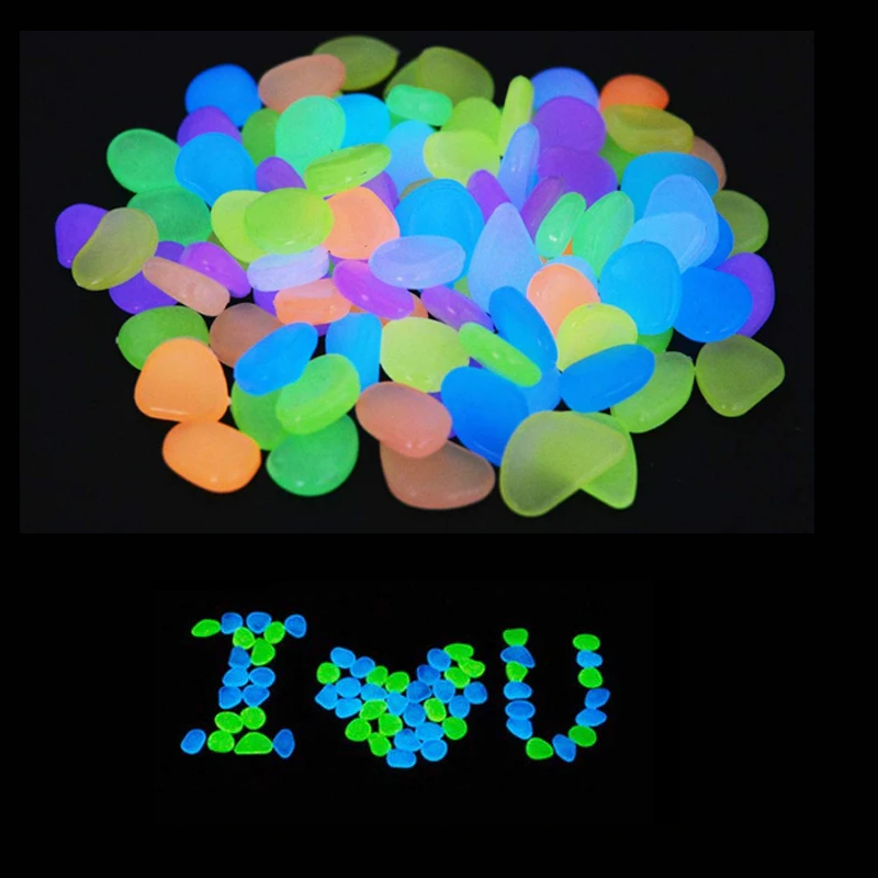 Glow In The Dark Luminous Pebbles Stones for Birthday Party Wedding Gardening Swimming Pool DIY Decoration Rocks
Glow In The Dark Luminous Pebbles Stones for Birthday Party Wedding Gardening Swimming Pool DIY Decoration Rocks