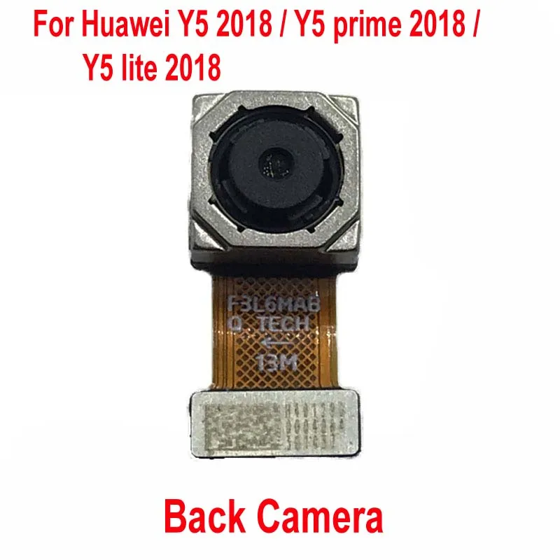 Original Working Back Camera For Huawei Y5 2018 / Y5 prime 2018 / Y5 lite 2018 Main Rear Big camera flex cable Phone Parts
Original Working Back Camera For Huawei Y5 2018 / Y5 prime 2018 / Y5 lite 2018 Main Rear Big camera flex cable Phone Parts