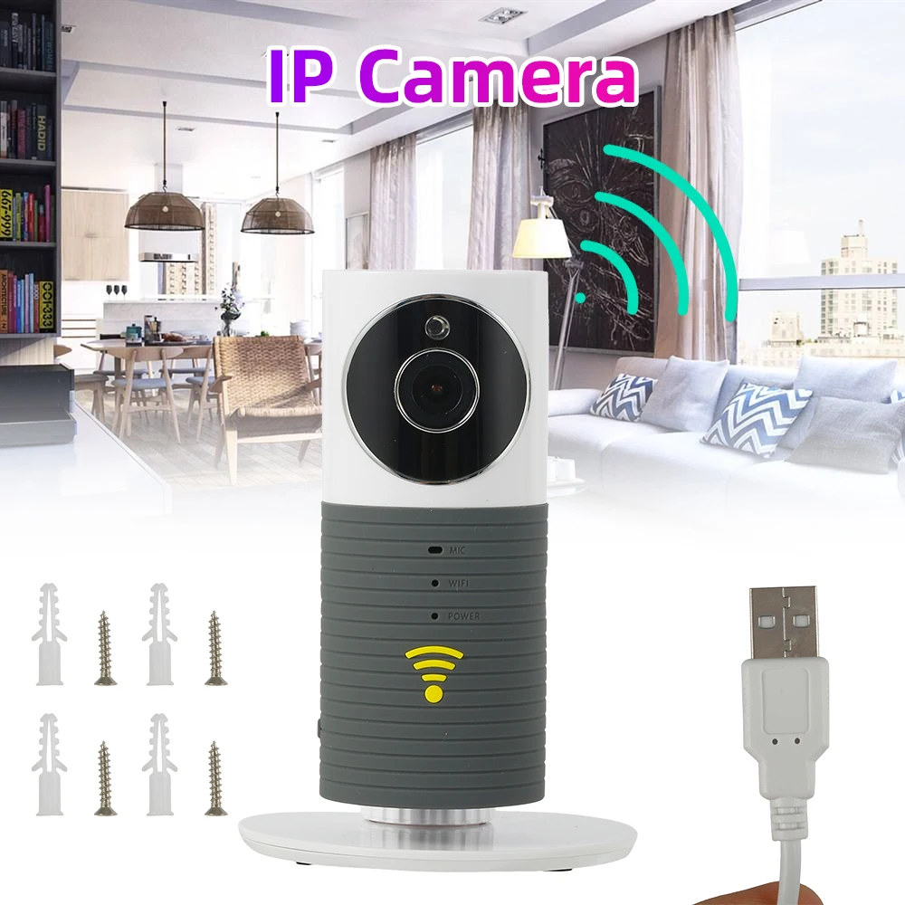 Cleverdog Home Security WiFi Camera CCTV IP Camera HD 720P Baby Monitor Smart Home Security Camera Wide Angle 180
Cleverdog Home Security WiFi Camera CCTV IP Camera HD 720P Baby Monitor Smart Home Security Camera Wide Angle 180