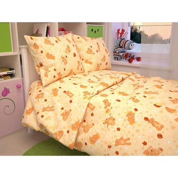 Baby bedding BABY "Bears", color peach 112x147 cm, 110x150 cm, 60x60 cm, coarse calico 142 g / m
Baby bedding BABY "Bears", color peach 112x147 cm, 110x150 cm, 60x60 cm, coarse calico 142 g / m