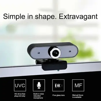 Camera Web Cam Full HD USB Camera Desktop PC Video Calling Webcam with Microphone Mic Focus Manually
Camera Web Cam Full HD USB Camera Desktop PC Video Calling Webcam with Microphone Mic Focus Manually