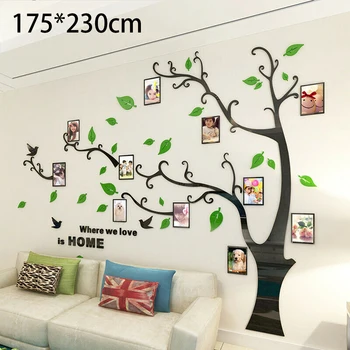 1 Set 3D Wall Decals Large Family Tree Wall Decals 3D DIY Photo Frame Wall Stickers Living Room Decor
1 Set 3D Wall Decals Large Family Tree Wall Decals 3D DIY Photo Frame Wall Stickers Living Room Decor